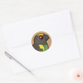 Sticker Rond Meyer's Parrot (Enveloppe)