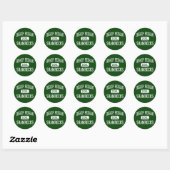 Sticker Rond Mgr Feehan - Shamrock - Haut - Attleboro (Feuille)