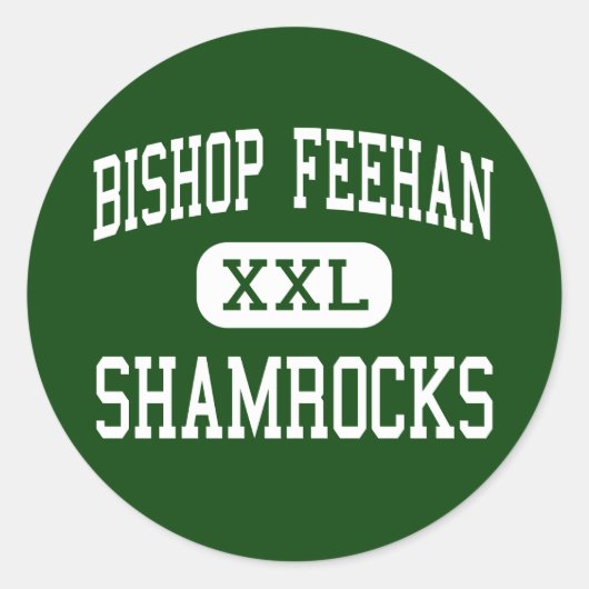 Sticker Rond Mgr Feehan - Shamrock - Haut - Attleboro (Devant)