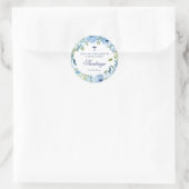 Sticker Rond Mi Bautizo Recuerdos Para Bautizo espagnol Baptême (Sac)