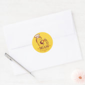 Sticker Rond Miam (Enveloppe)