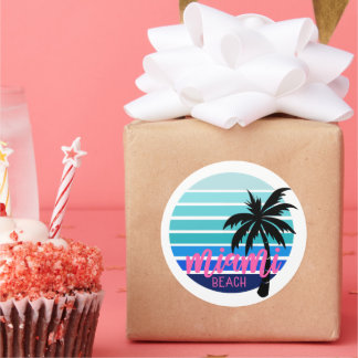 Sticker Rond Miami Beach