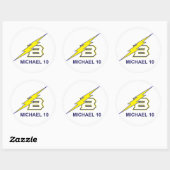 STICKER ROND MICHAEL 10 (Feuille)
