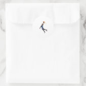 Sticker Rond Michael Jordan (Sac)