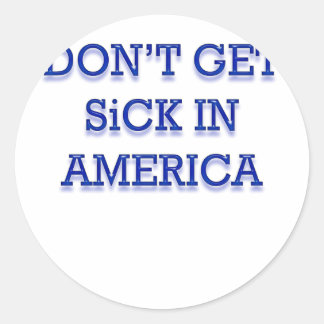Sticker Rond Michael Moore Sait ! Support SiCKO