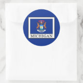 Sticker Rond Michigan (Sac)