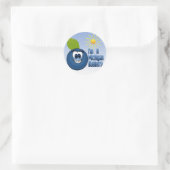 Sticker Rond Michigan Blueberry (Sac)