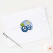 Sticker Rond Michigan Blueberry (Enveloppe)