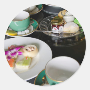 Sticker Rond Michigan, île Mackinac. Grand Hotel