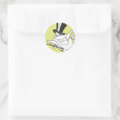 Sticker Rond Michigan J. Frog Dancing (Sac)