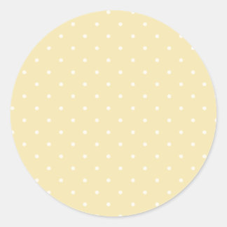 Sticker Rond Micro pois de printemps | Crème au beurre