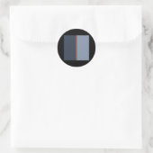 Sticker Rond Mid Century Moderne rétro motif 2001 (Sac)