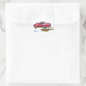 Sticker Rond MiD LiFe PeNgUiN (Sac)