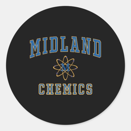Sticker Rond Midland High School Chemics C1 (Devant)