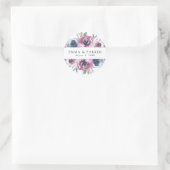 Sticker Rond Midnight Blooms | (Sac)
