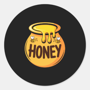 Sticker Rond Miel