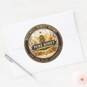 Sticker Rond Miel 100% Pur (Enveloppe)
