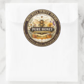 Sticker Rond Miel 100% Pur (Sac)