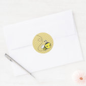 Sticker Rond Miel Bee (Enveloppe)