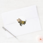 Sticker Rond Miel Bee (Enveloppe)