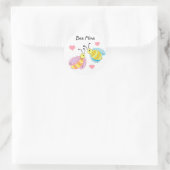 Sticker Rond Mienne abeille (Sac)