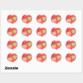 Sticker Rond Mienne abeille (Feuille)