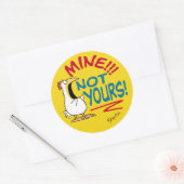 Sticker Rond Mienne pas votre poule Boynton (Enveloppe)