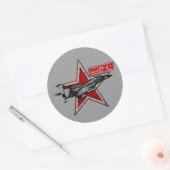 Sticker Rond MiG-29 (Enveloppe)