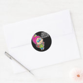 Sticker Rond Mignon à se détendre avec ma conception de gnomes (Enveloppe)