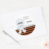 Sticker Rond Mignonne maman garçon (Enveloppe)