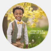 Sticker Rond Mignonne Maternelle (Devant)