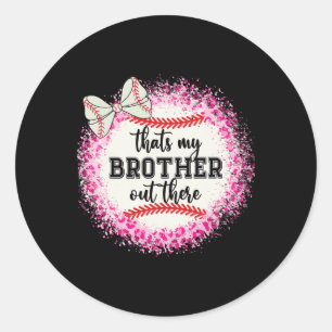 Sticker Rond Mignonne Vendre Soeur Que Mon Frère Là Maman Gi