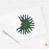 Sticker Rond Migrozalt verte (Enveloppe)