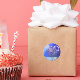 Sticker Rond Miipu in Bubble