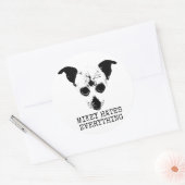 STICKER ROND MIKEY HATTE LES TICKERS (Enveloppe)