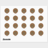 STICKER ROND MILAN (Feuille)