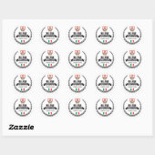 Sticker Rond Milano (Feuille)