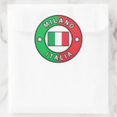 Sticker Rond Milano Italia (Sac)