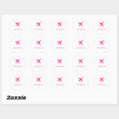 Sticker Rond Mile High Club - Customisé (Feuille)