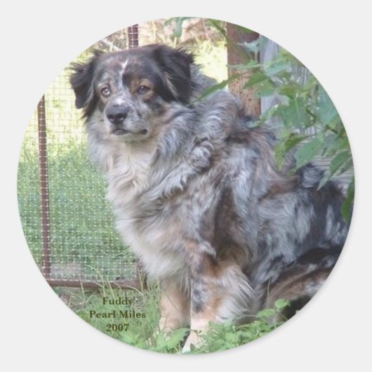 Sticker Rond Miles FuddyPearl2007 (Devant)