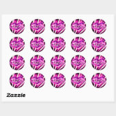 Sticker Rond Miley (Feuille)
