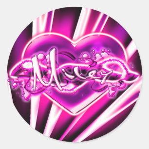 Sticker Rond Miley