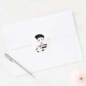 Sticker Rond Mime (Enveloppe)