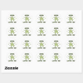 Sticker Rond Mimi m'aime Frog (Feuille)