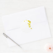 Sticker Rond Mimosa (Enveloppe)