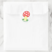 Sticker Rond Mini champignon (Sac)