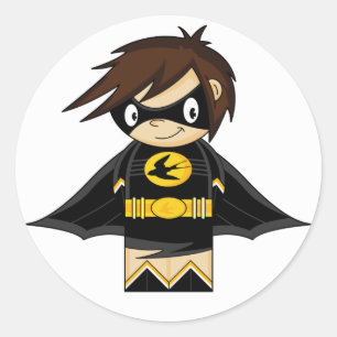 Sticker Rond Mini fille d'hirondelle