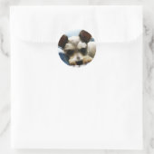 Sticker Rond Mini Schnauzer (Sac)