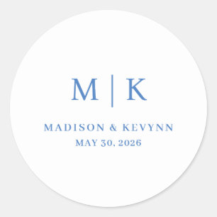 Sticker Rond Minimal et chic   MARIAGE