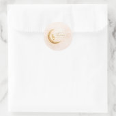 Sticker Rond Minimal Gold Ramadan Kareem Stick– Elegant Islamic (Sac)